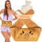 K Collection Extra Long 160 cm Hot Water Bottle Belt with Plush Waist Cover for Targeted Neck, Shoulder, Back, and Leg Warmth – Adjustable, 1 Litre Capacity, Safe & Cozy - Highland Cow Designs