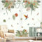 decalmile Wandtattoo Boho Tropische Blätter Wandaufkleber Palme Blätter Retro Blumen Grüne Pflanzen Vögel Wandsticker Wohnzimmer Schlafzimmer TV Wand Wanddeko
