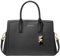 Michael Kors Women Md Satchel Hand Bag, Schwarz