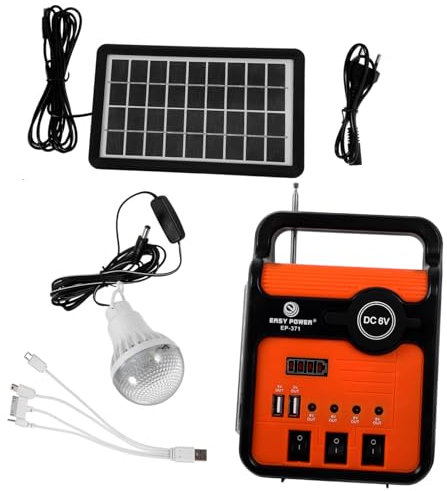 Abaodam 220V Générateur Énergie Solaire Pour Utilisation Et Extérieure De Charge USB Portable Pour Camping Randonnée Et Activités Plein Air