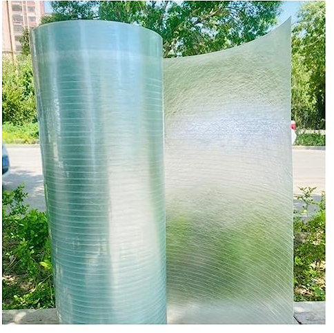 Lastre di copertura in policarbonato per serra, copertura resistente alla pioggia, facile da piegare per il rivestimento del garage del tunnel all'aperto