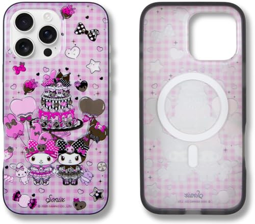 Sonix Cases for iPhone 16 Pro Max | 10ft Drop Tested | Compatible with Magsafe | Kuromi & My Mel ODY 20th Anniversary