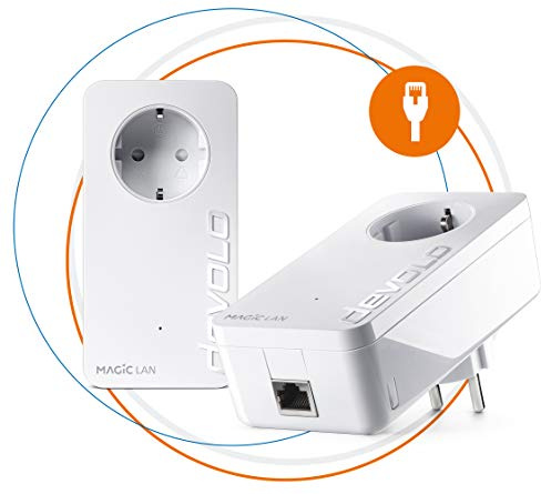 devolo 8266 Magic 1 LAN - PLC-Verlängerung und Steckdose Magic 2 - LAN Starter Kit