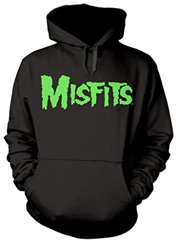 Misfits 'Glow Jurek Skull' (Black) Pull Over Hoodie (Medium)