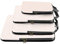 Eono Komprimierbaren Packwürfeln zur Organisation Ihres Reisegepäcks, Compression Packing Cube, Packtaschen Set & Gepäck Organizer für Rucksack & Koffer - Beige, 4-teilig