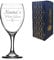 Personalised Engraved Novelty Wine Glass, Name's Wine Glass, Any Name, Gift Boxed, Perfect for Any Wine Lover, Birthday and Christmas, Engraved in The UK, 12oz