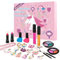 MJARTORIA 2024 Beauty Make up Adventskalender Mädchen Frauen Teenager Kinder-Einhorn Schmuck Weihnachtskalender Weihnachten Countdown mit 24 Überraschungen Weihnachten Geschenk Kosmetisch DIY Charms