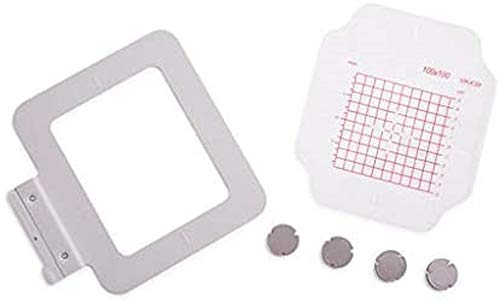 Petite Metall/Magnetrahmen für Pfaff Kreative Stickmaschine, 100 x 100 mm, 10 x 10 cm, Creative Sensation Serie, Creative Vision, Creative Performance 3.0 1.5 und Creative 4.5 Creative Icon