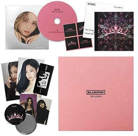 THE ALBUM [ VERSION #2 ] - BLACKPINK 1st Full Album CD + Photobook + PostCard Set + Credits Sheet + Lyrics Booklet + Photocards + Postcards + Sticker + FREE GIFT