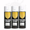 Pintura Spray 400ml para Metal/Madera/Plástico (Blanco Satinado, 400 ml (Paquete de 3)