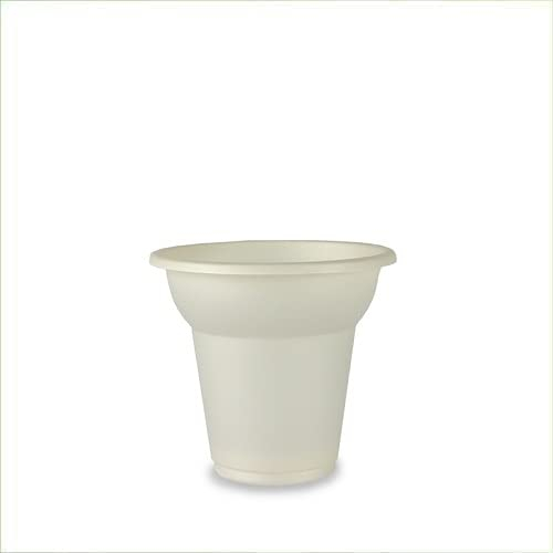 VIRSUS 200 Bicchieri Biodegradabili 70 ml Bianchi 4 cf x 50 pezzi compostabili Mater-BI Tazza bicchiere bio per caffè Bar Macchina del caffe rispetta la Natura