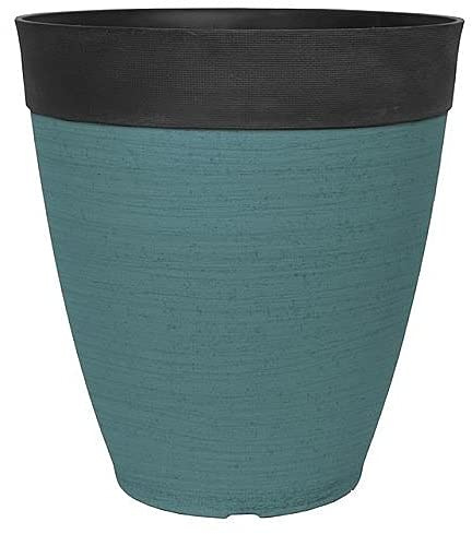 Easy Shopping® 14 Gala Planter Plant Pot Indoor Home Outdoor Garden Flower Tree Plastic Planter Attractive Planters Made From 100% Recycled Plastic (Lagoon Teal)