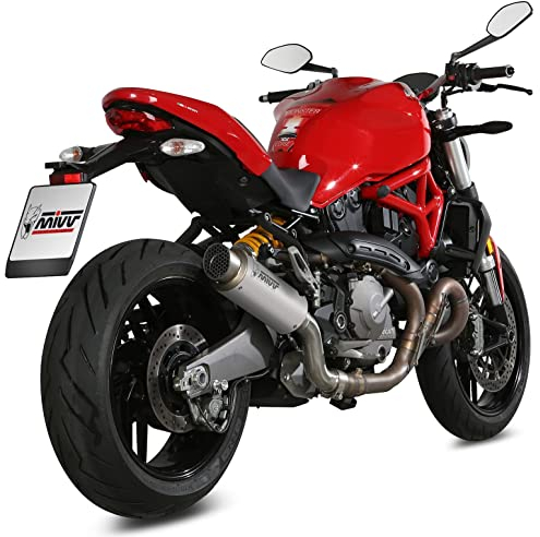 MIVV Auspuff Gp-Pro Titan kompatibel mit Ducati Monster 821 2018 2019