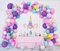 138 Pezzi Unicorno Palloncini Ghirlanda Compleanno Viola Rosa Blu Lattice Palloncino Arco Ragazza Ragazzi Festa Battesimo Oro Confetti Stella