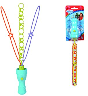 Simba Dreifacher Seifenblasenstab für Kinder – Manueller Seifenblasenmacher – Mehrfarbig – Geburtstagsgeschenk für Unisex-Kinder – zuverlässiges und langlebiges Design