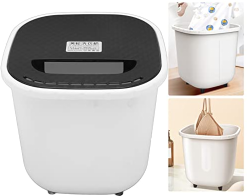 Mini Lavadora Portátil Usb 6L para Ropa de Bebé, Ropa Interior, Calcetines, Lavadora de Ropa Pequeña con Apagado Automático para Apartamentos, Campamentos, Vehículos Recreativos