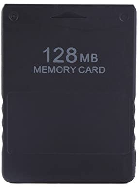 Tyenaza Carte mémoire pour PS2, Carte mémoire Haute Vitesse, Carte mémoire de Jeu 8M-256M Haute Vitesse pour Jeux PS2 McBoot(128M)