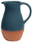 Dexam Sintra Carafe en terre cuite émaillée Bleu encre