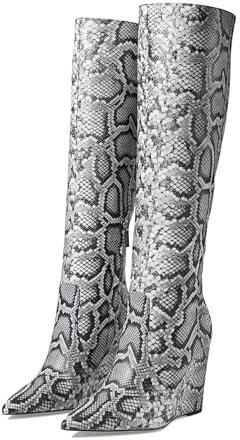 Michael Kors Stivale Isra Zeppa, Nero 1, 36 EU