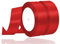 2 Rollen Satinband Rot, 22 Meters Geschenkband Breit 25mm, Geschenkband Hochzeit Stoff, Schleifenband, Rotenes Geschenk Band Geschenkbänder für Taufe Geburtstag Deko Geschenkverpackung