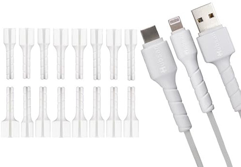 Gorilla Case 32 Pack 3-in-1 Silicone Cable Protectors for iPhone Charger, USB-C, Lightning & USB Cables, Prevents Fraying, Cute and Durable