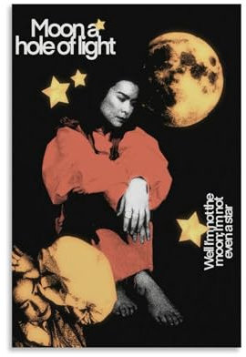Mitski Posteralbum, Vintage-Poster, Leinwand, farbecht, Wandkunst, dekoratives Gemälde für Wohnzimmer, Schlafzimmer, Heimdekoration, 30 x 45 cm, ungerahmter Stil