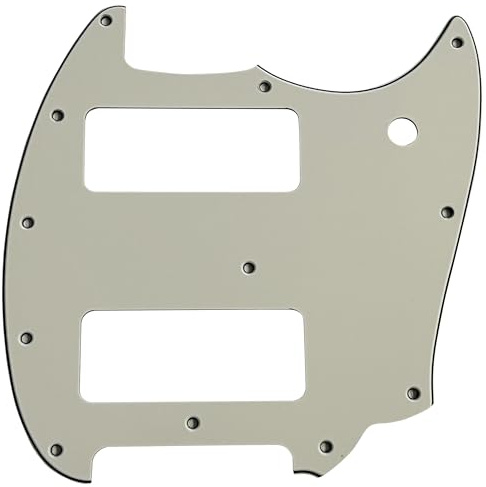 Passend für Fender OffSet Series Mustang P90 Gitarren-Pickguard (3-lagiges Pergament)