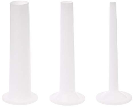 Lot de 3 tubes de remplissage de saucisses pour hachoir à viande fait main 5#