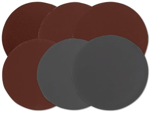 Original Einhell Schleifpapier-Set für Metall (Druckluft-Winkelschleifer-Zubehör, für Einhell Druckluft-Winkelschleifer TC-PA 50, Ø 50 mm, inkl. 60x div. Schleifpapiere)