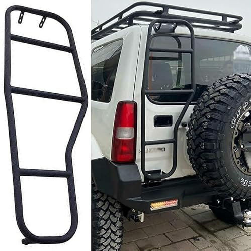 RESKIU Scaletta Portellone Posteriore Auto per Suzuki Jimny JB23 JB43 1998-2017, Scala Finestra portellone Posteriore Arrampicata su Porta Protettivo scaletta