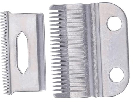 Ersatzklingen für Haarschneider, 2 Satz Edelstahl, Silber