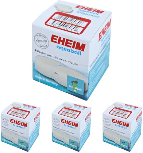Eheim 2618060 Aquaball Biopower Filterpatronen (Packung mit 4)