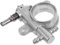 Toddmomy Pompa dell'olio carburatore per motosega olio per catene di sport motoristici bulbo di primer artigianale olio per motoseghe elettriche primer del carburatore Metallo Silver