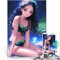 Jigsaws 1000 Pieces for Adults Forest Nymph Floral Bikini Intellektuelles Spiel Tolles Geschenk für Spiele38x26cm