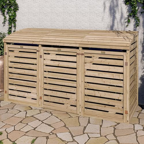 Rowlinson Single Bin Store with Double Box Store