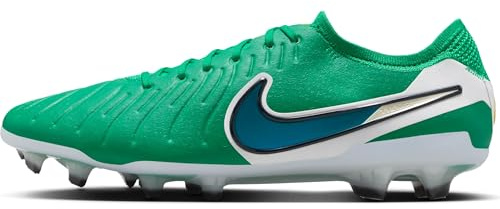 Nike Tiempo Legend 10 Elite Low-Top-fußballschuh für Normalen Rasen, Men's Football Shoes, Green Dark Obsidian Stadium, 9 UK