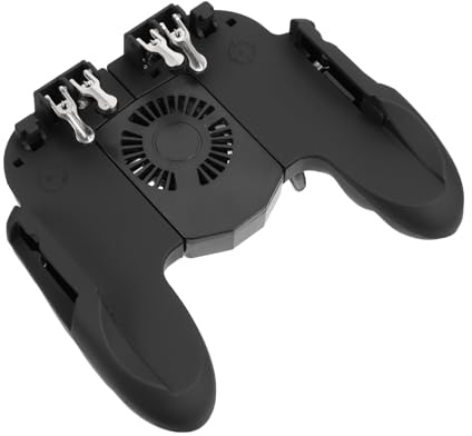 FUNNETOYU Six Finger Mobile Game Controller Phone Grip Gamepad Accessory with Battery Material Ergonomic Design for Smooth Operation and Enhanced Gaming Experience