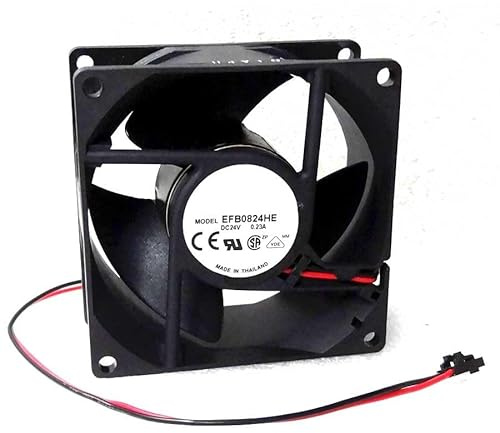 EFB0824HE 80mm x 38mm Cooling fan 24V DC 0.23A 2 Pin