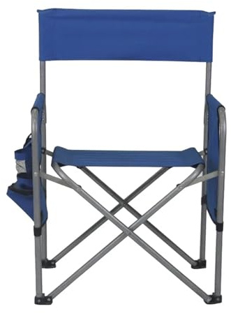 LYHYDMA Regiestuhl Outdoor Leichtgewicht Angeln Relax Klappbar Tragbarer Oxford Aluminium Director Strand Pool Stuhl(Blue)
