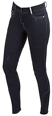 Covalliero Kerbl Basicplus - Pantaloni da Equitazione per Bambini, Colore: Blu