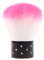 Daedalus Brosse de nettoyage pour ongles en acrylique et gel UV Rose avec manche en plastique et tête en nylon