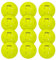 Franklin Sports Outdoor – X-40 Pickleball-Bälle – USA (USAPA) genehmigt – 12 Stück außen – Optisches Gelb – US offener Ball