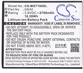 Batteria per Motorola tipo GK40, 3,8V, Li-Ion