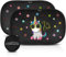 Parasoles para ventana de coche para bebé con protección UV certificada, oscuridad óptima con ventosas, tamaño universal, 51 x 31 cm, diseño de unicornio, paquete de 2
