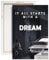 SuccessHuntersPrints It All Starts with A Dream Motivational Wall Art Canvas Print, Office Decor, Inspiring Framed Prints, Inspirational Porsche 911 Wall Art Decoration Quotes (18 x 12)