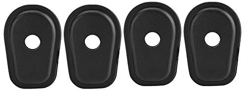 Motorrad Blinker Licht Adapter Platten,Blinkerdichtung 4 Stück Blinkerleuchten Blinker Licht Dichtung Platten Montage Spacer Adapter Blinkerplatten für Z250 Z300 Z650 Z750 Z800