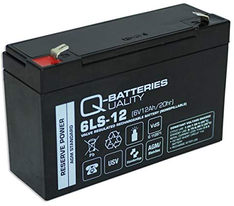 Ersatzakku AGM Batterie für Kinderfahrzeug 6V 12Ah