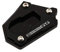 LongGreat Für BMW R1250GS ADV LC/Rallye HP Kickstand Seitenständer Vergrößerungsverlängerungsplatte (schwarz)