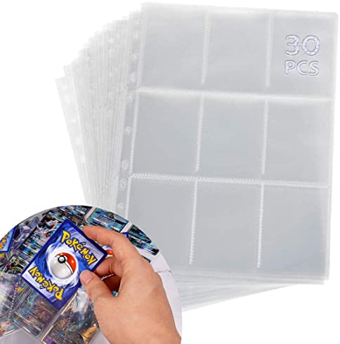 NDGTC Sammelkartenmappe, 540 Taschen, Polypropylen (PP), A4, 210 x 297 mm, Klar, Einfacher, funktionaler Stil, 16200 Stück, Kartenhalter
