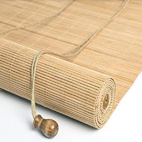 Natur Bambusrollo, Retro Bambus Rollo, Outdoor Raffrollo Holzrollo Für Terrasse Garten Fenster Tür Küche Sichtschutz, Breite 100cm 120cm 150cm 180cm (Size : 180x250cm)